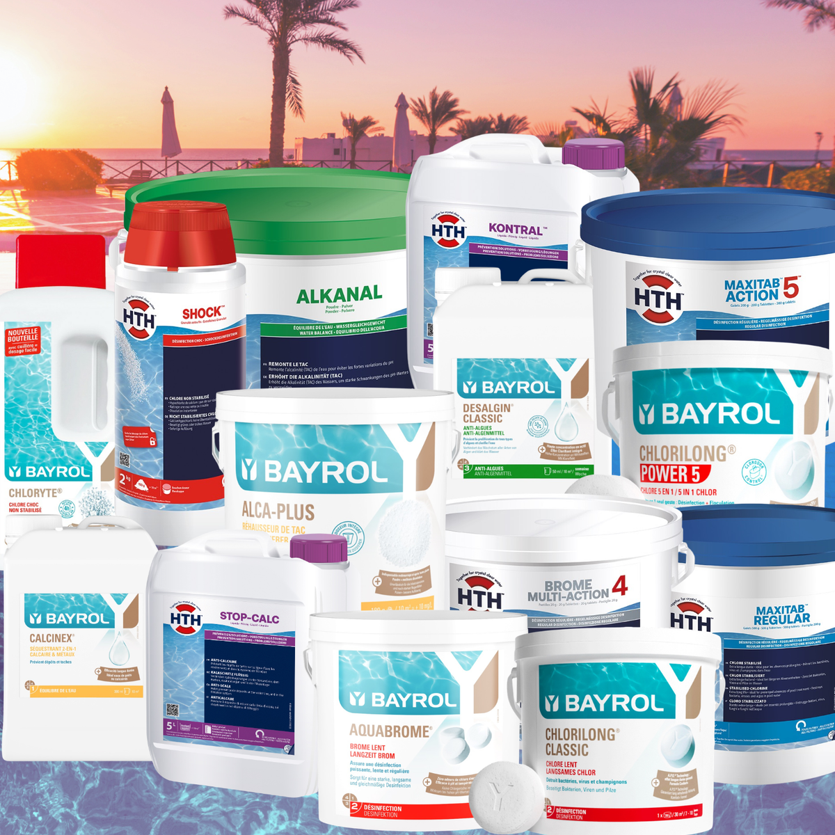Pack abonnement piscine Hivernage + Remise en route Bayrol/HTH