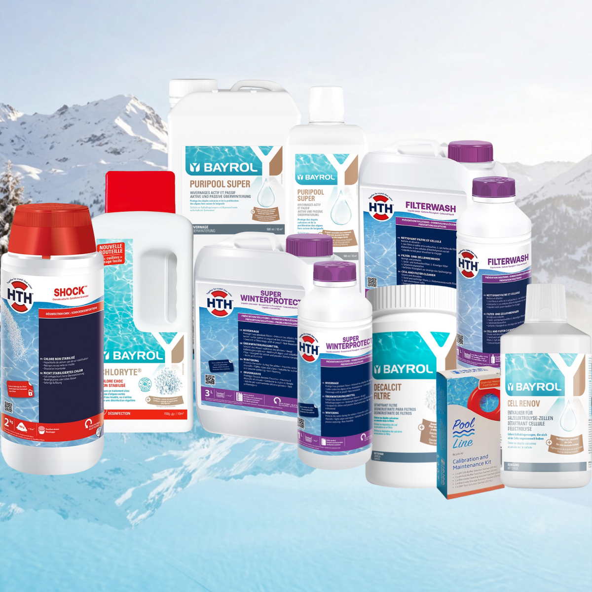 Hivernage de votre piscine - Abonnement entretien Bayrol/HTH