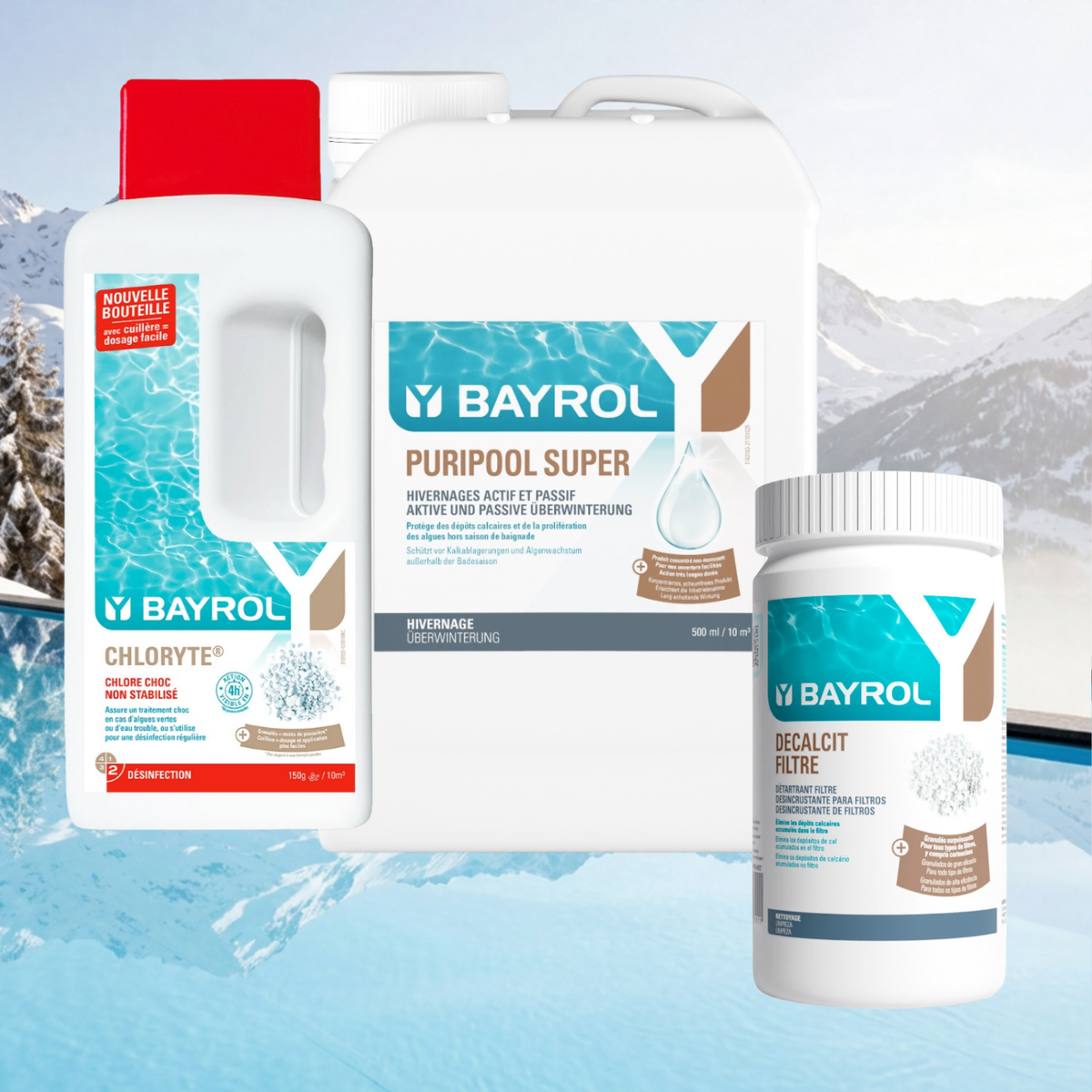Hivernage de votre piscine - Abonnement entretien Bayrol/HTH