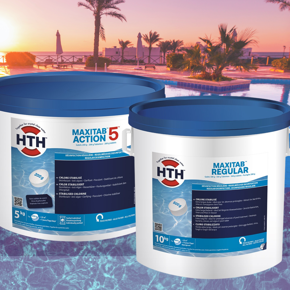 Remise en route de votre piscine – Abonnement traitement eau Bayrol/HTH