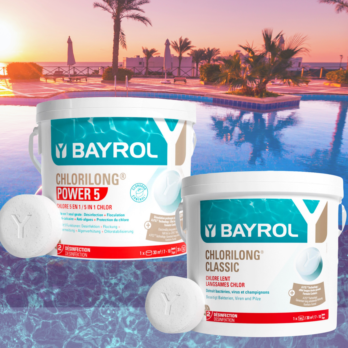 Remise en route de votre piscine – Abonnement traitement eau Bayrol/HTH